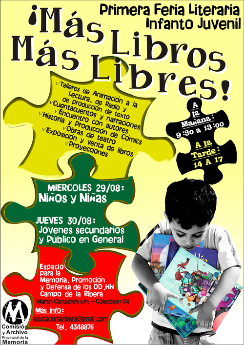1ra Edicion (2012) Afiche Final Feria Literaria (A3)