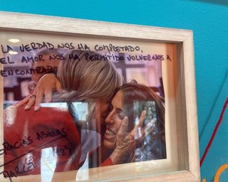 "La VERDAD nos ha COMPLETADO El AMOR nos ha permitido volver a ENCONTRARNOS. Gracias Abuelas"