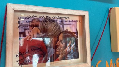 "La VERDAD nos ha COMPLETADO El AMOR nos ha permitido volver a ENCONTRARNOS. Gracias Abuelas"