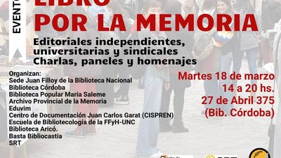 En el marco de la Semana de la Memoria se realizó la Segunda Feria del Libro por la Memoria