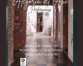 Proyecto performático Alegoría del ahí A cerca del ahí de nuestras penas, y cómo reparamos en resistencia