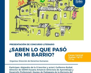 ¿Sabés lo que pasó en mi barrio?