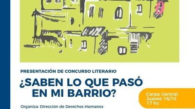 ¿Sabés lo que pasó en mi barrio?