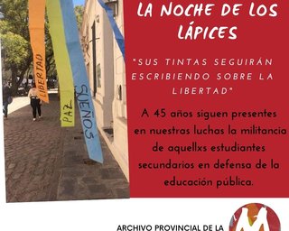 Memorias en fecha / La noche de los lápices