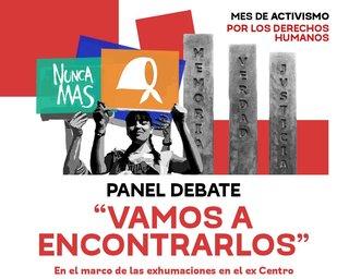 Panel debate “Vamos a encontrarlos"