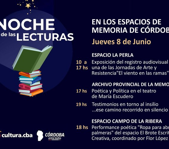 Espacios de Memoria en la Noche de las Lecturas