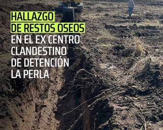 Hallazgo de restos óseos humanos en La Perla