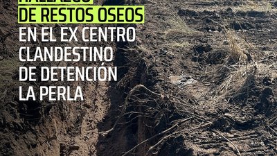 Hallazgo de restos óseos humanos en La Perla