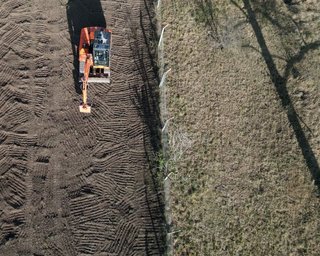 Fajas cortafuegos en el Espacio para la Memoria La Perla