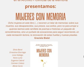 Presentación del libro Mujeres con Memoria
